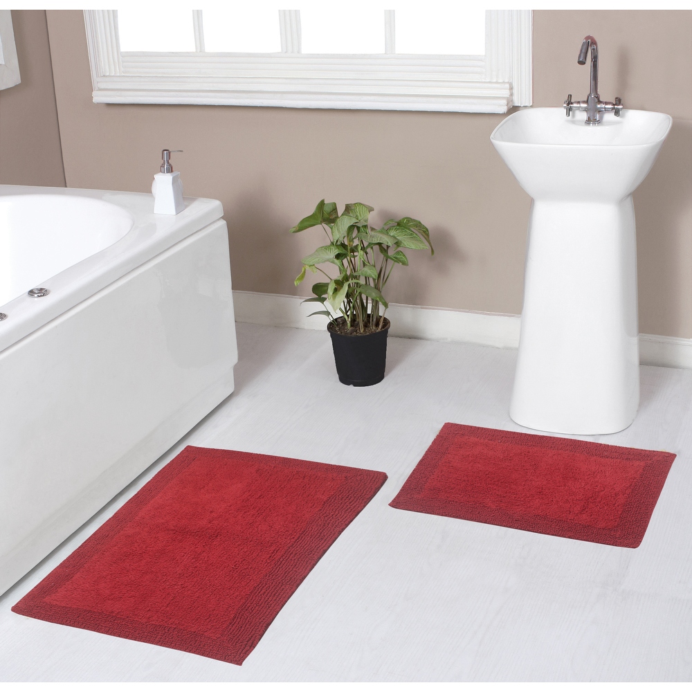 Air Red shops 2 Set Bathroom Carpet Mat Set, Closet Set